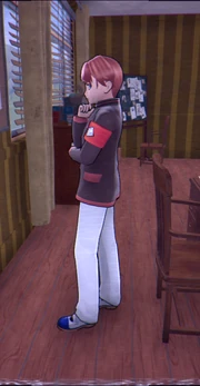 Jiichiro analyzing the newspapers