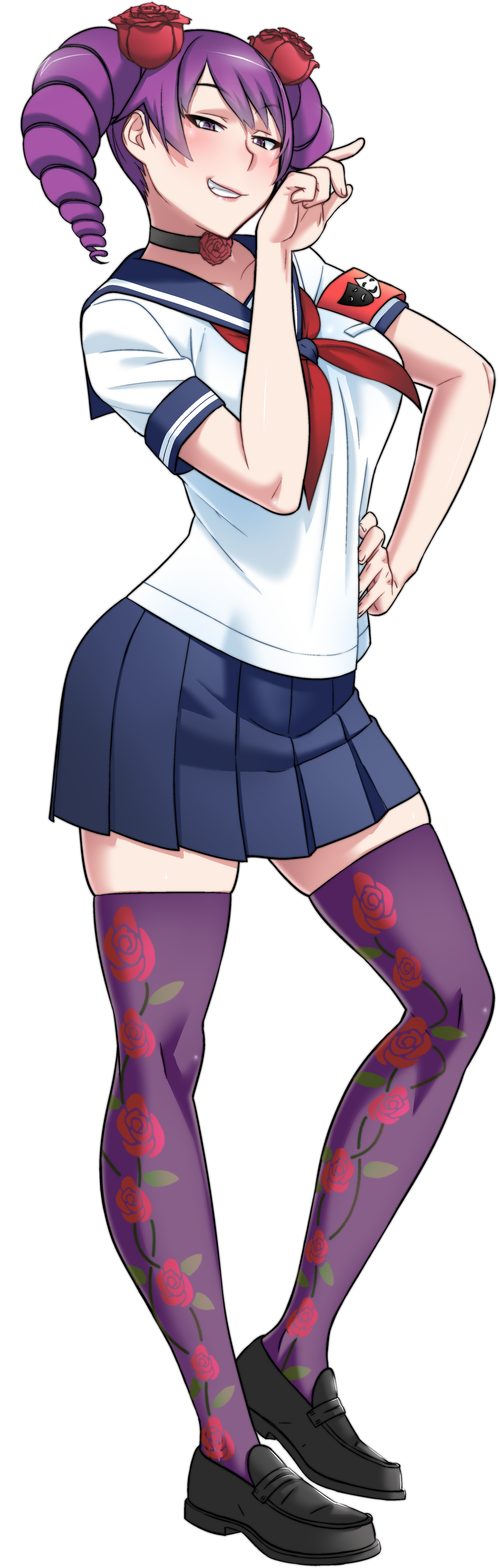 osana najimi (yandere simulator) drawn by kjech