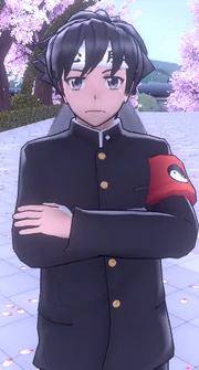 Budo looking suspiciously at the camera.