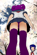 Kokona's panties and stockings. September 22nd, 2016.