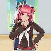 Kaho's reaction to a camera.