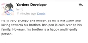 BorupensRelationshipWithHisBrother
