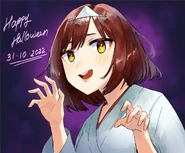 A drawing of Sumire, by Naho__1109.