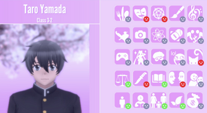 Taro Yamada | Lovesick: Yandere Sim Wikia | Fandom