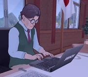 KochoOnHisSaikouLaptop