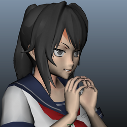 Yandere sim fan made promo art. Osana Najimi attempting to confess to senpai, but the ghost of Moeko Rakuyona try's to warn her! : r/yandere_simulator