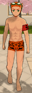 Itachi in seiner Badehose