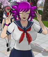 Pose der Mädchen