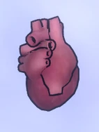 A heart that Robot-chan pierced and took.