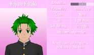 Nono perfil de Hayato.