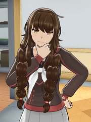 Honoka's reaction to a camera.