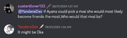 OkaBeingPickedAsAyanosFriend