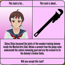 Tasks, Yandere Simulator Wiki