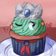 Amai's profile picture on her Sai-X account, handled "Cupcake Queen".