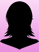 Aoi's silhouette in Making Senpai Reject A Love Confession In Yandere Simulator.