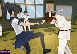 how to do the martial arts club task in yandere simulator｜TikTok Search