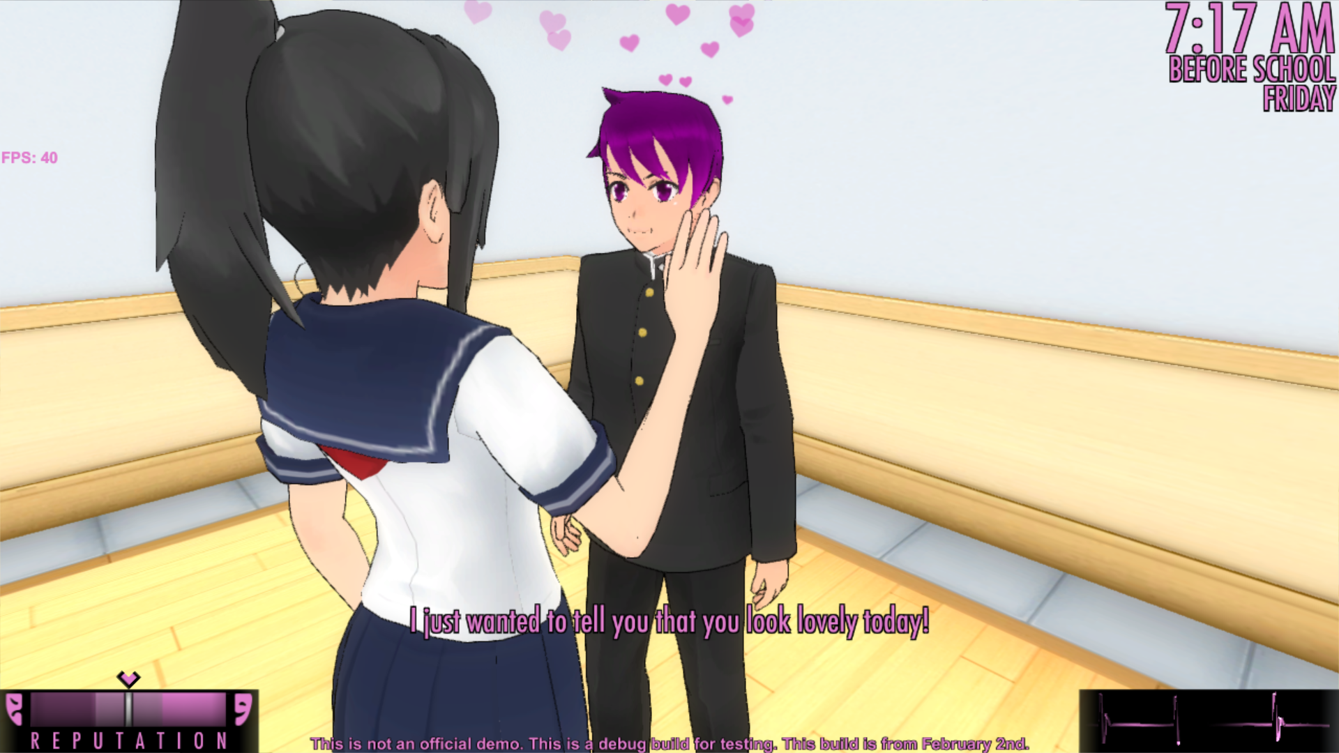 Yandere simulator demo: osana najimi task 