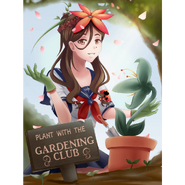 The new poster of the Gardening Club. December 25th, 2018.