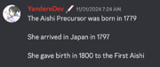 The Aishi Precursor Tiny Story