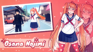 Osana (blushing) from "Rival Introduction Video".