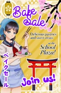 Ajia in a current promotional signage for the Cooking Club.
