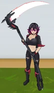 Ayano as Luna after performing Death Demon ritual.