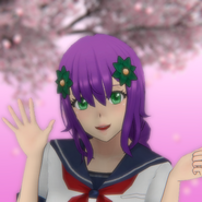 Sumire's 7th portrait. April 1st, 2023