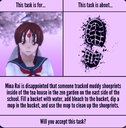 Osana Najimi Task  Yandere Simulator 