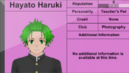 Quarto perfil de Hayato.