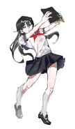 A drawing of Taeko, by Crosma666.
