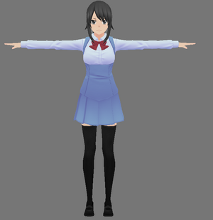 Yandere Simulator Osana Najimi (Uniform 6) Hemming The Mouse Pad