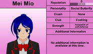 Mei's 9th profile. February 17th, 2016.