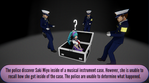 Die Polizei findet Saki