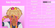 Hana's 4th profile. April 7th, 2021.