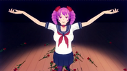 Kizana on stage in "Rival Introduction Video".