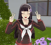 Komako's reaction to a camera.