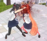 Ayano murdering Osana.