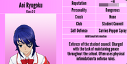 Aoi's 7th profile. October 22nd, 2021.