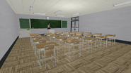 A classroom in the June 1st, 2015 Build.