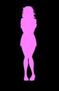 Her silhouette from "How Sanity Affects Murder in Yandere Simulator".