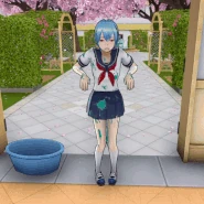 Wet idle.gif (5.82 MB) Kuu Dere after being splashed with water.