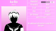 Asu Rito Profile June 1st 2020
