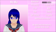 Mei's 14th profile. December 18th, 2017.