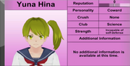 Yuna's 3rd profile. November 2015.