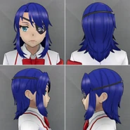 Aoi's outdated in-game hairstyle. December 3rd, 2021.