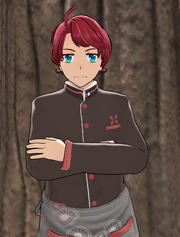 Banri's reaction to a camera.