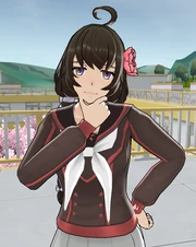 Itsumi's reaction to a camera.