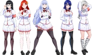 The 202X Student Council members' current illustration.