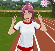 Sumiko's reaction to a camera.