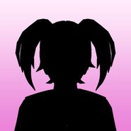 Hanako's 1st silhouette portrait. March 14th, 2020.